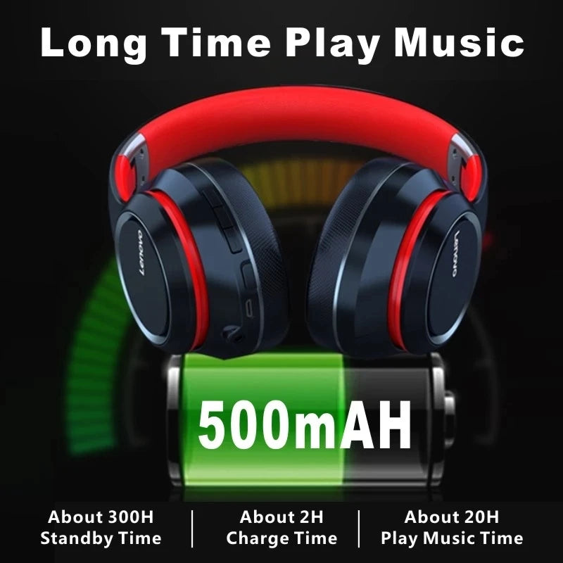 Lenovo HD200 – Auriculares Inalámbricos con Cancelación de Ruido y Sonido HiFi